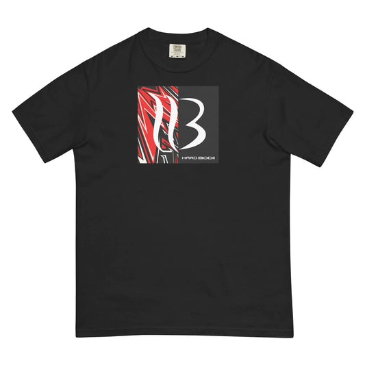 Hard Bodii VibeWave T-Shirt Black Front View