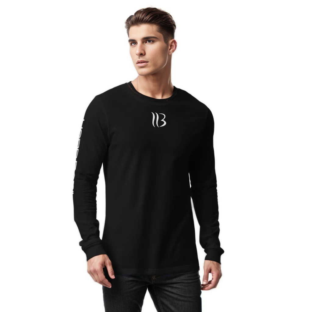 HB Stand Out Long Sleeve Tee black