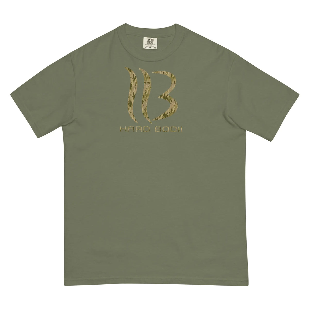 Hard Bodii Recon T-Shirt featuring a striking logo design on a ashtee.