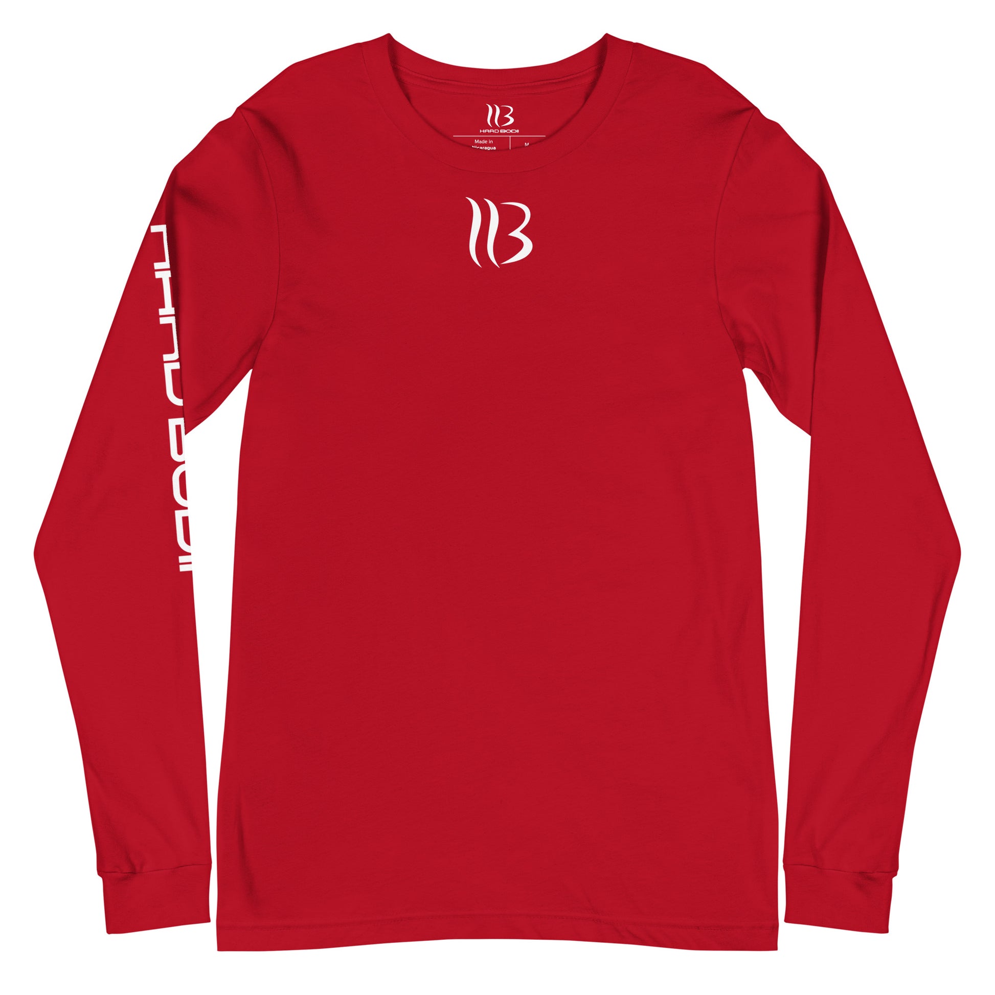 HB Stand Out Long Sleeve Tee red