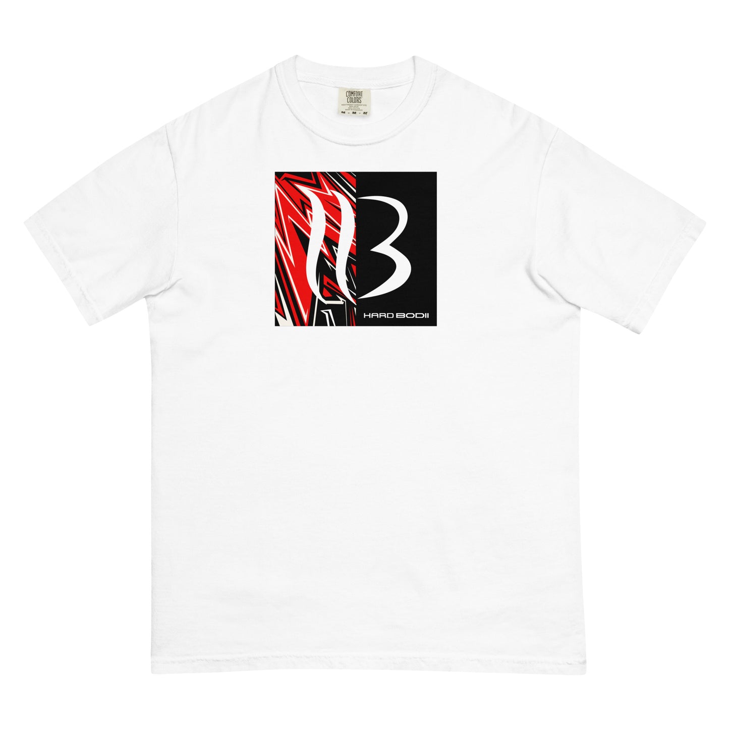 Hard Bodii VibeWave T-Shirt White Front View