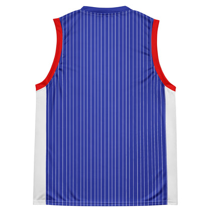 Hard Bodii Basketball Streak Blue Jersey