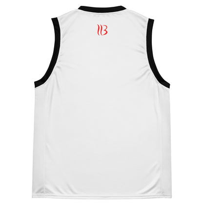 Hard Bodii Baller Plain White Basketball Jersey