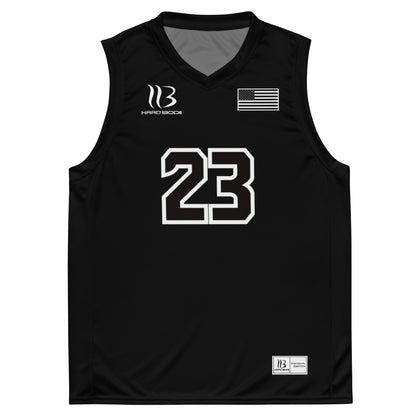 Hard Bodii 100 Polyester Black 23 Jersey