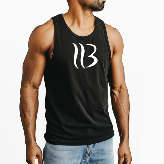 Men's Black Sleeveless Muscle T Shirts