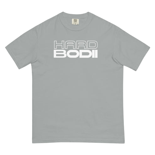 Hard Bodii Half Outlined Men T-shirt in Granite