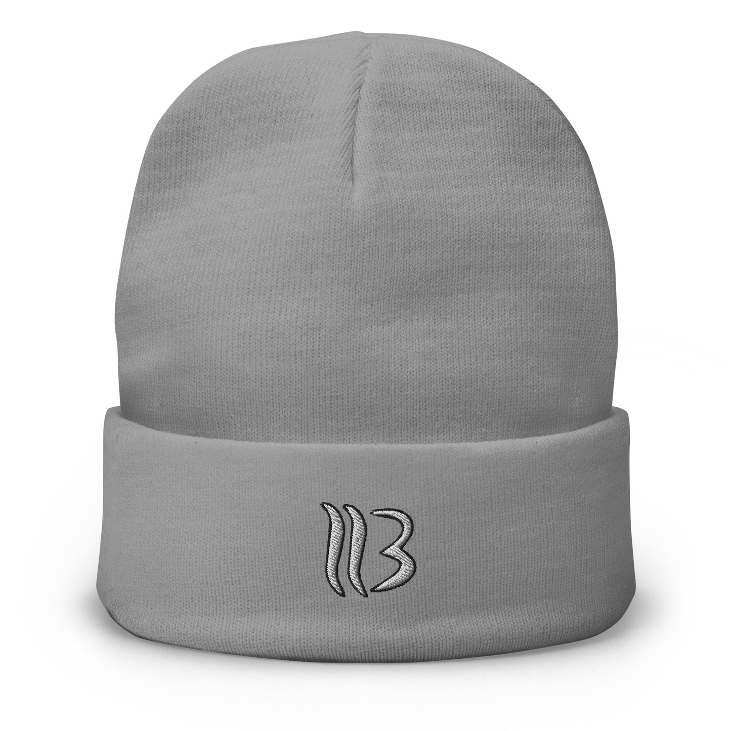 Modern HB Logo Outline Beanie gray