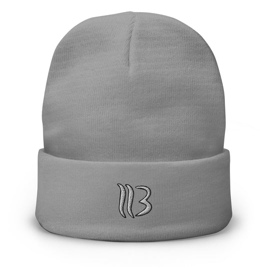 Modern HB Logo Outline Beanie gray
